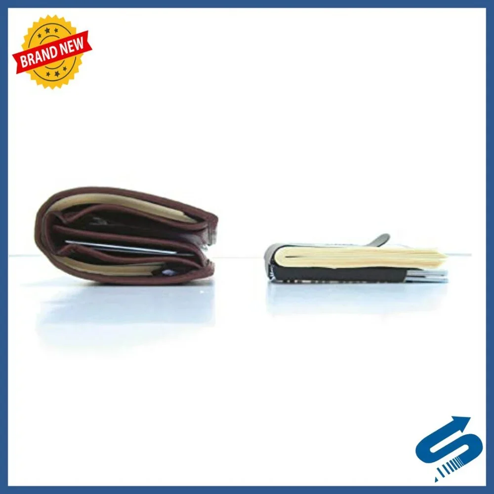 Slim Stainless Steel Money Clip Wallet Holds Cards Cash Minimalist